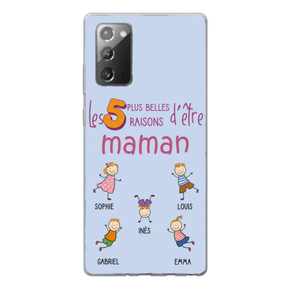 Les plus belles raisons - Gepersonaliseerde telefoonhoesje