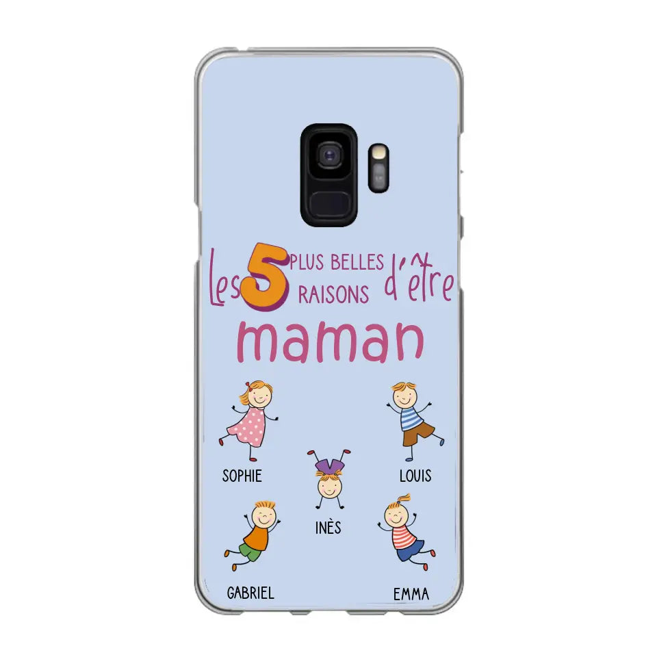 Les plus belles raisons - Gepersonaliseerde telefoonhoesje