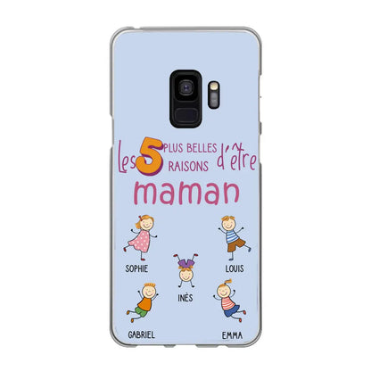 Les plus belles raisons - Gepersonaliseerde telefoonhoesje
