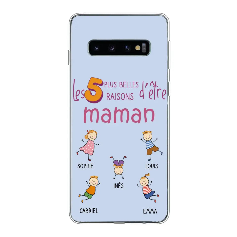 Les plus belles raisons - Gepersonaliseerde telefoonhoesje