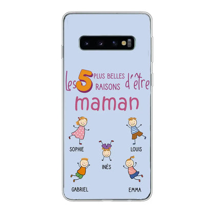Les plus belles raisons - Gepersonaliseerde telefoonhoesje