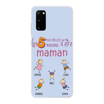 Les plus belles raisons - Gepersonaliseerde telefoonhoesje