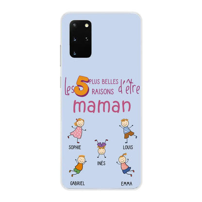 Les plus belles raisons - Gepersonaliseerde telefoonhoesje