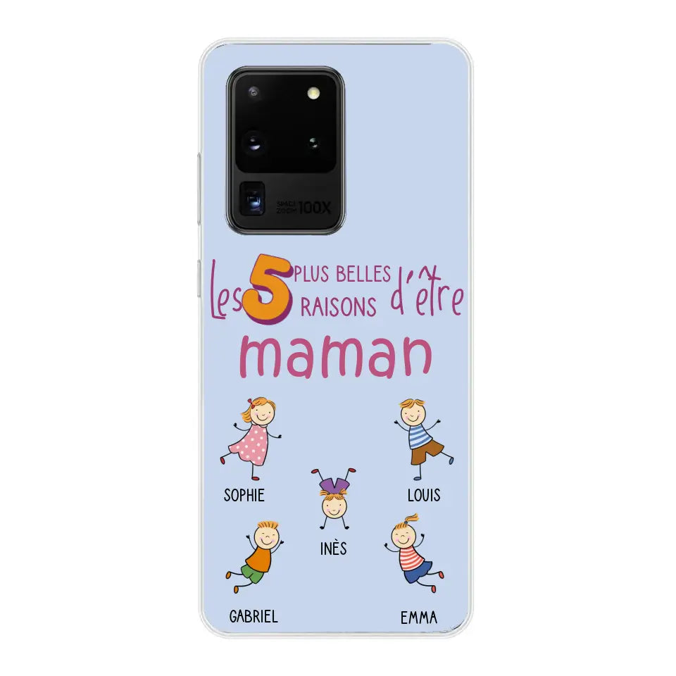 Les plus belles raisons - Gepersonaliseerde telefoonhoesje