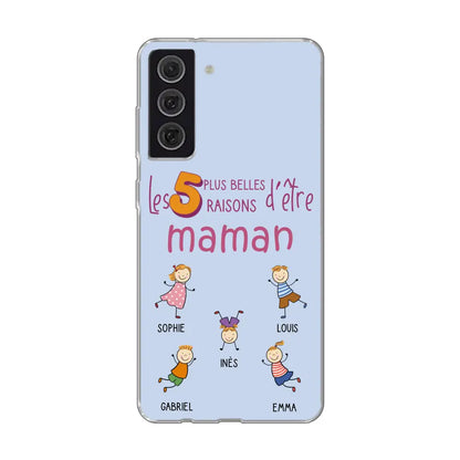 Les plus belles raisons - Gepersonaliseerde telefoonhoesje