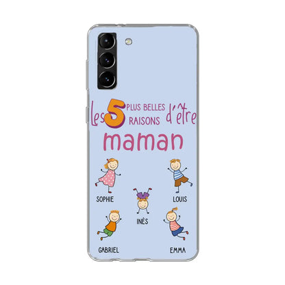 Les plus belles raisons - Gepersonaliseerde telefoonhoesje