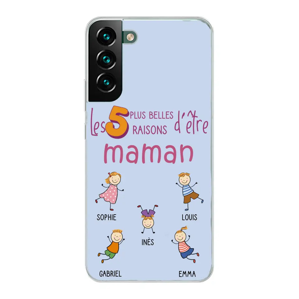 Les plus belles raisons - Gepersonaliseerde telefoonhoesje