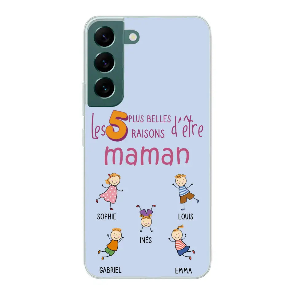 Les plus belles raisons - Gepersonaliseerde telefoonhoesje