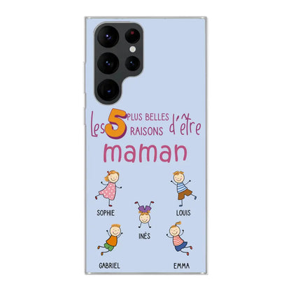 Les plus belles raisons - Gepersonaliseerde telefoonhoesje