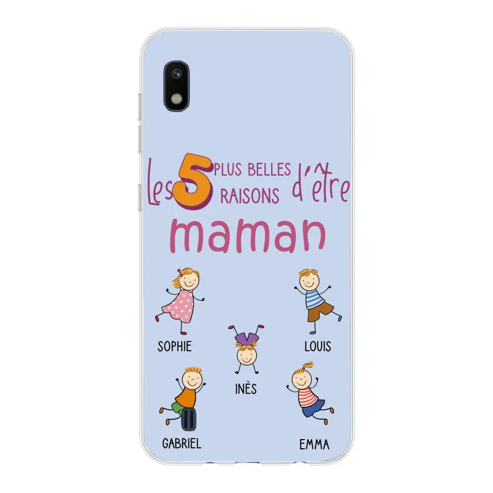 Les plus belles raisons - Gepersonaliseerde telefoonhoesje