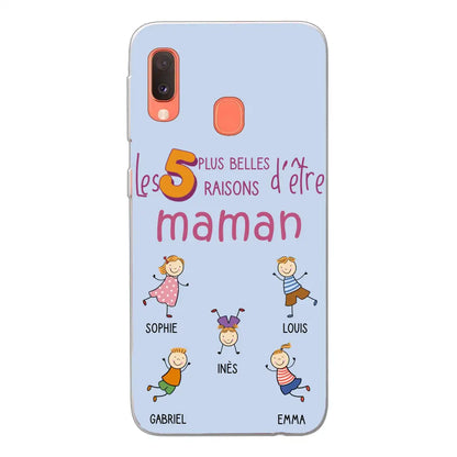 Les plus belles raisons - Gepersonaliseerde telefoonhoesje