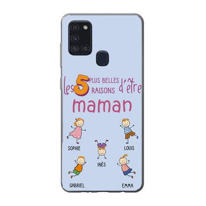 Les plus belles raisons - Gepersonaliseerde telefoonhoesje