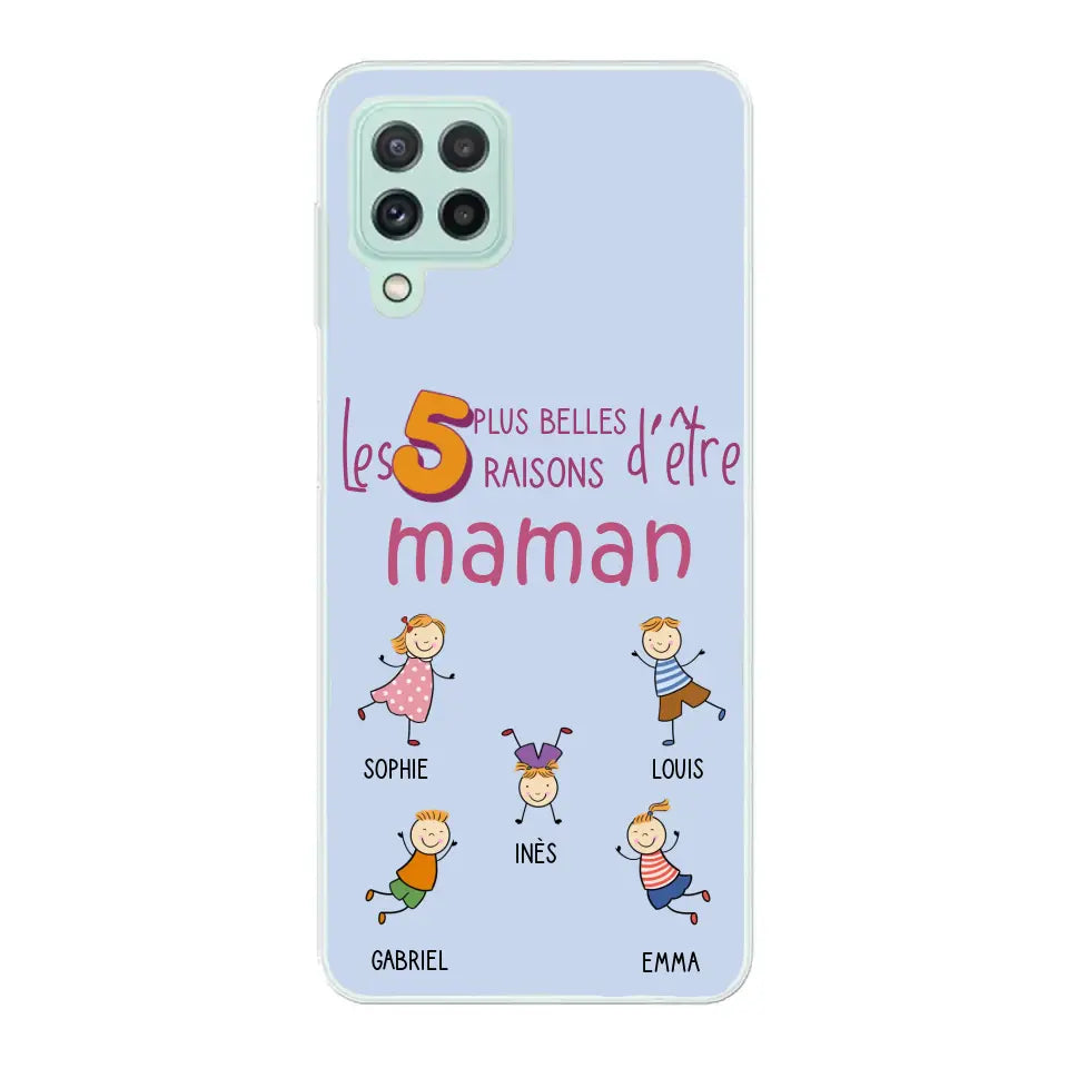 Les plus belles raisons - Gepersonaliseerde telefoonhoesje