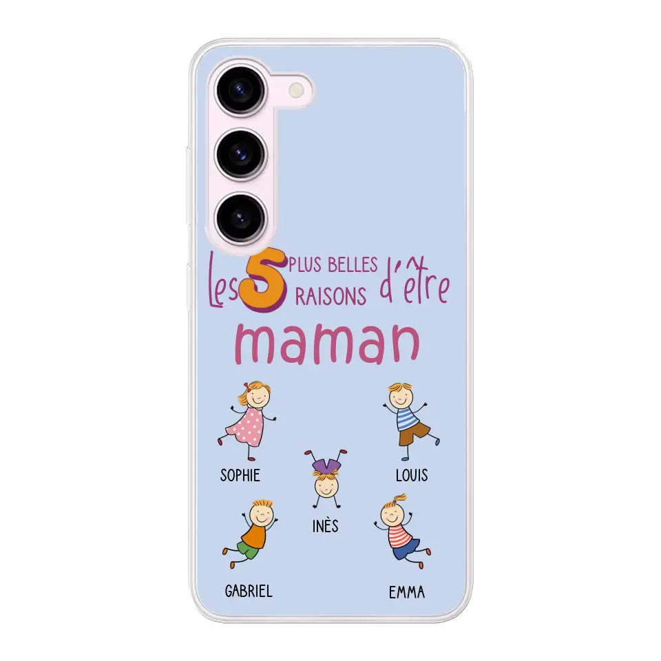 Les plus belles raisons - Gepersonaliseerde telefoonhoesje