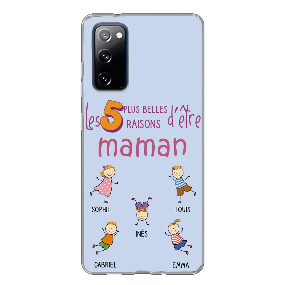 Les plus belles raisons - Gepersonaliseerde telefoonhoesje