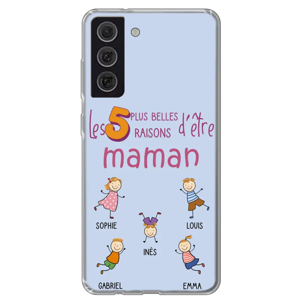 Les plus belles raisons - Gepersonaliseerde telefoonhoesje