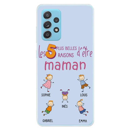 Les plus belles raisons - Gepersonaliseerde telefoonhoesje