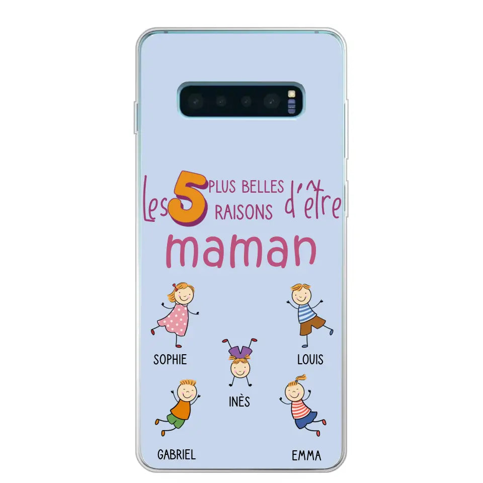 Les plus belles raisons - Gepersonaliseerde telefoonhoesje