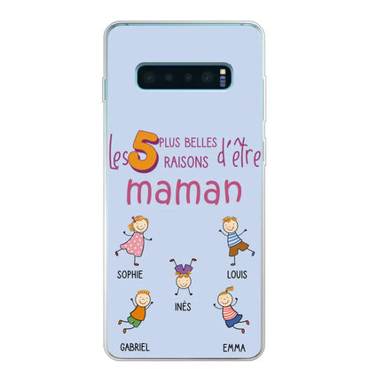 Les plus belles raisons - Gepersonaliseerde telefoonhoesje
