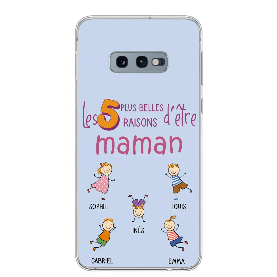 Les plus belles raisons - Gepersonaliseerde telefoonhoesje