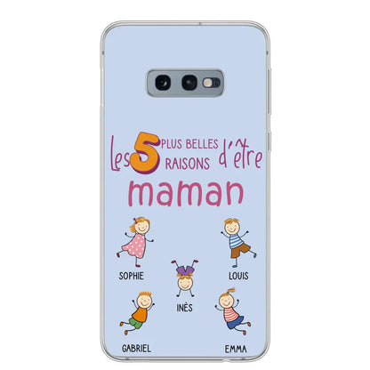 Les plus belles raisons - Gepersonaliseerde telefoonhoesje