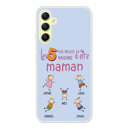 Les plus belles raisons - Gepersonaliseerde telefoonhoesje