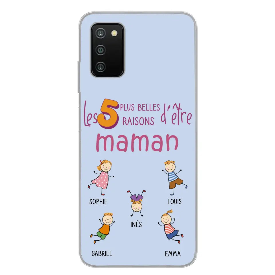 Les plus belles raisons - Gepersonaliseerde telefoonhoesje