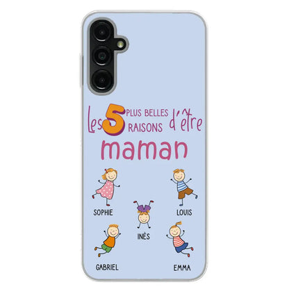 Les plus belles raisons - Gepersonaliseerde telefoonhoesje
