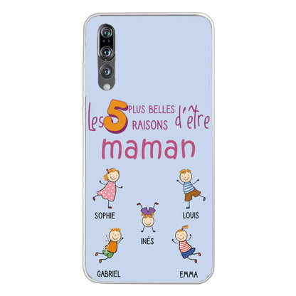Les plus belles raisons - Gepersonaliseerde telefoonhoesje