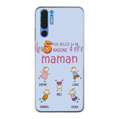 Les plus belles raisons - Gepersonaliseerde telefoonhoesje