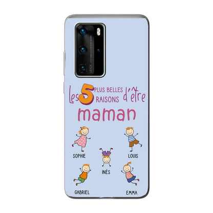 Les plus belles raisons - Gepersonaliseerde telefoonhoesje