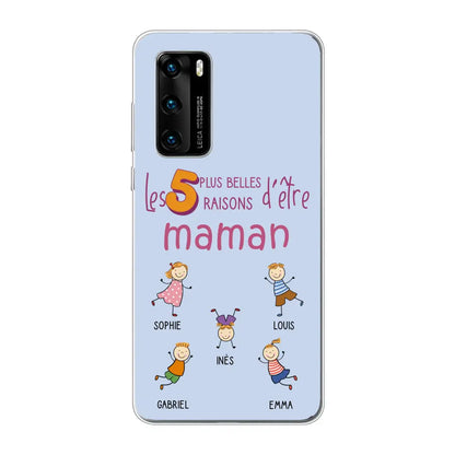 Les plus belles raisons - Gepersonaliseerde telefoonhoesje