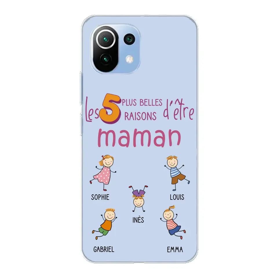 Les plus belles raisons - Gepersonaliseerde telefoonhoesje