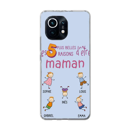 Les plus belles raisons - Gepersonaliseerde telefoonhoesje