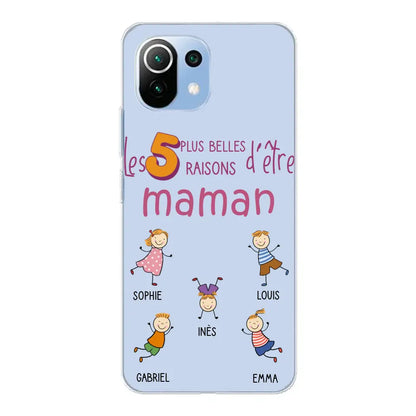 Les plus belles raisons - Gepersonaliseerde telefoonhoesje