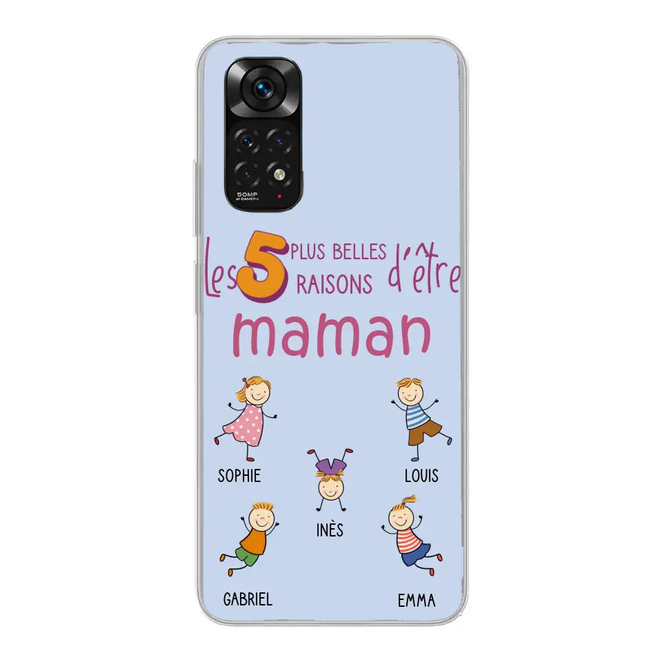 Les plus belles raisons - Gepersonaliseerde telefoonhoesje
