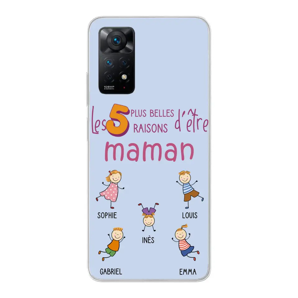 Les plus belles raisons - Gepersonaliseerde telefoonhoesje