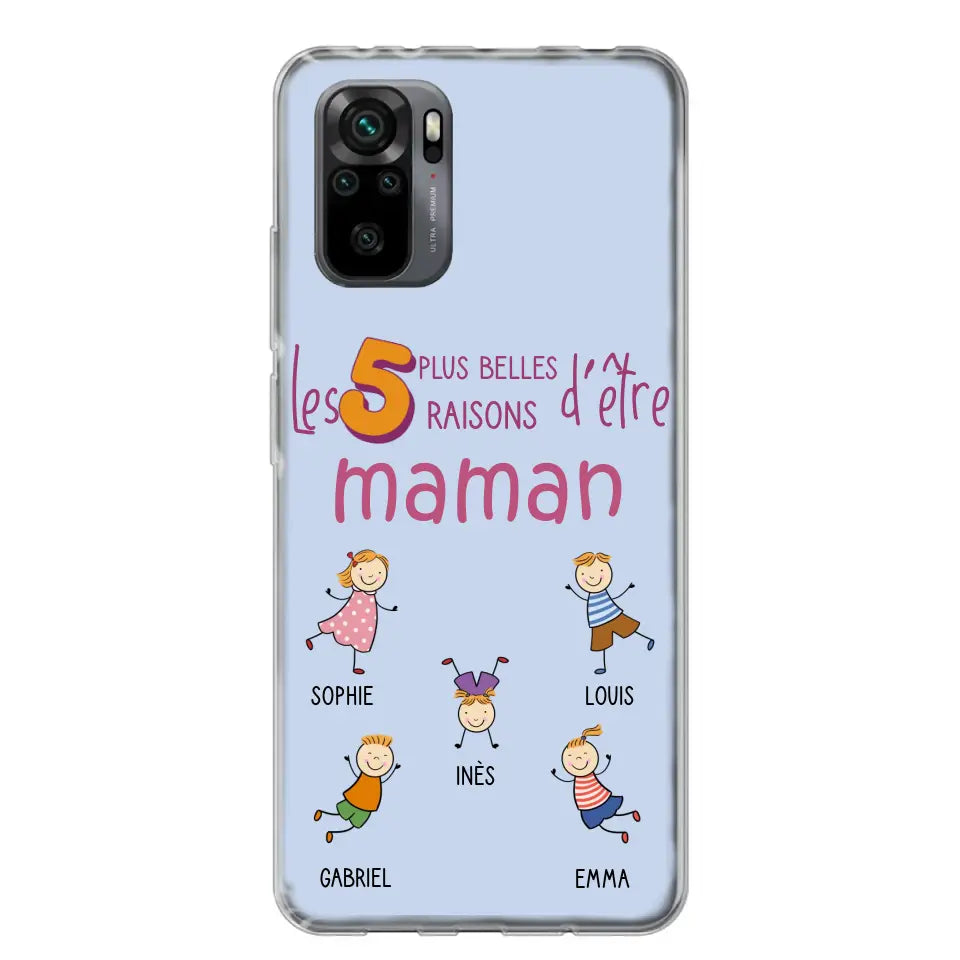 Les plus belles raisons - Gepersonaliseerde telefoonhoesje