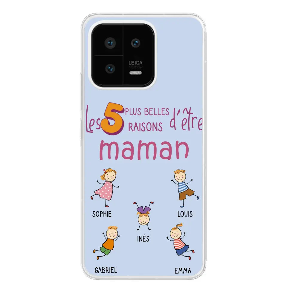 Les plus belles raisons - Gepersonaliseerde telefoonhoesje