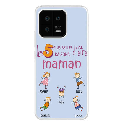 Les plus belles raisons - Gepersonaliseerde telefoonhoesje
