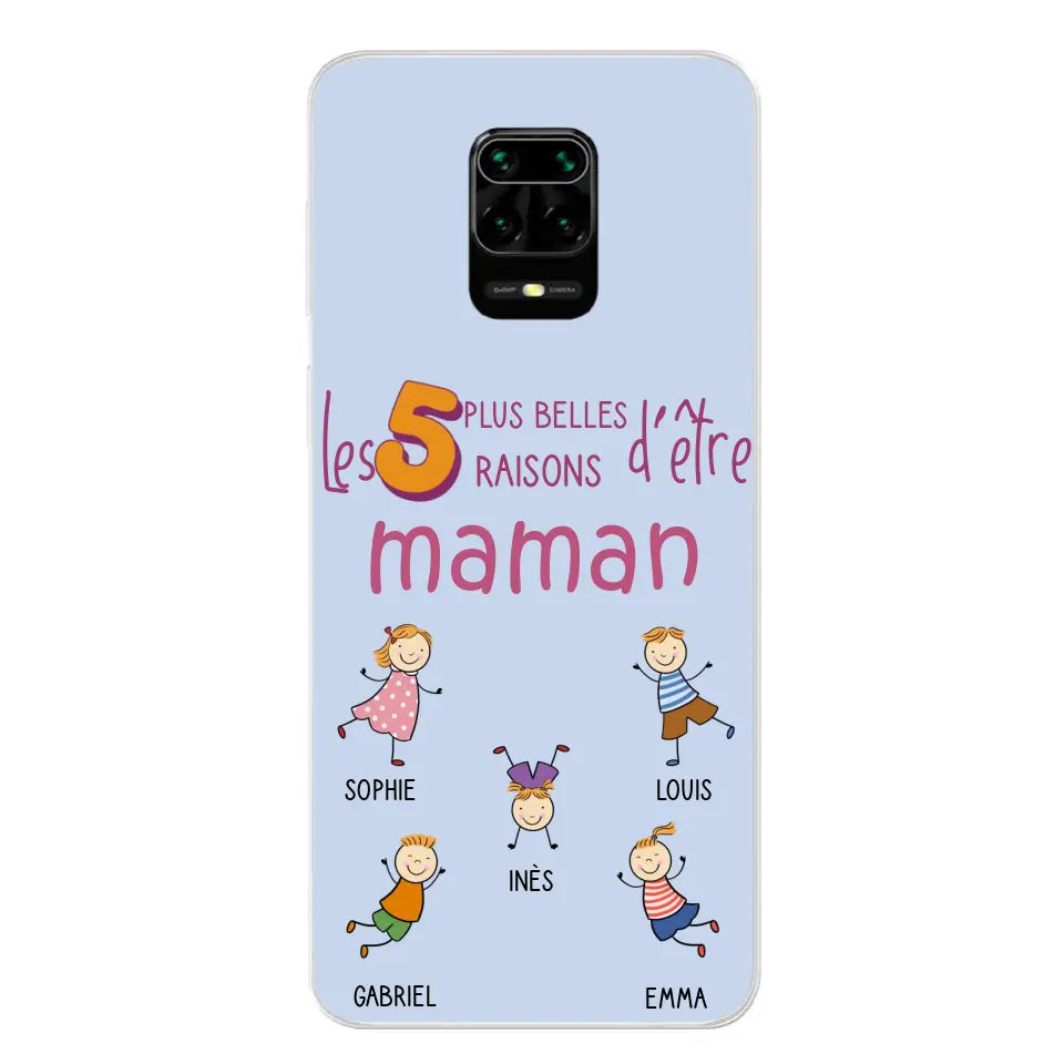 Les plus belles raisons - Gepersonaliseerde telefoonhoesje