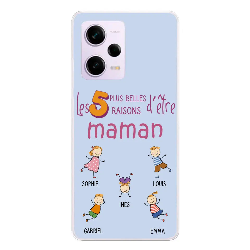 Les plus belles raisons - Gepersonaliseerde telefoonhoesje