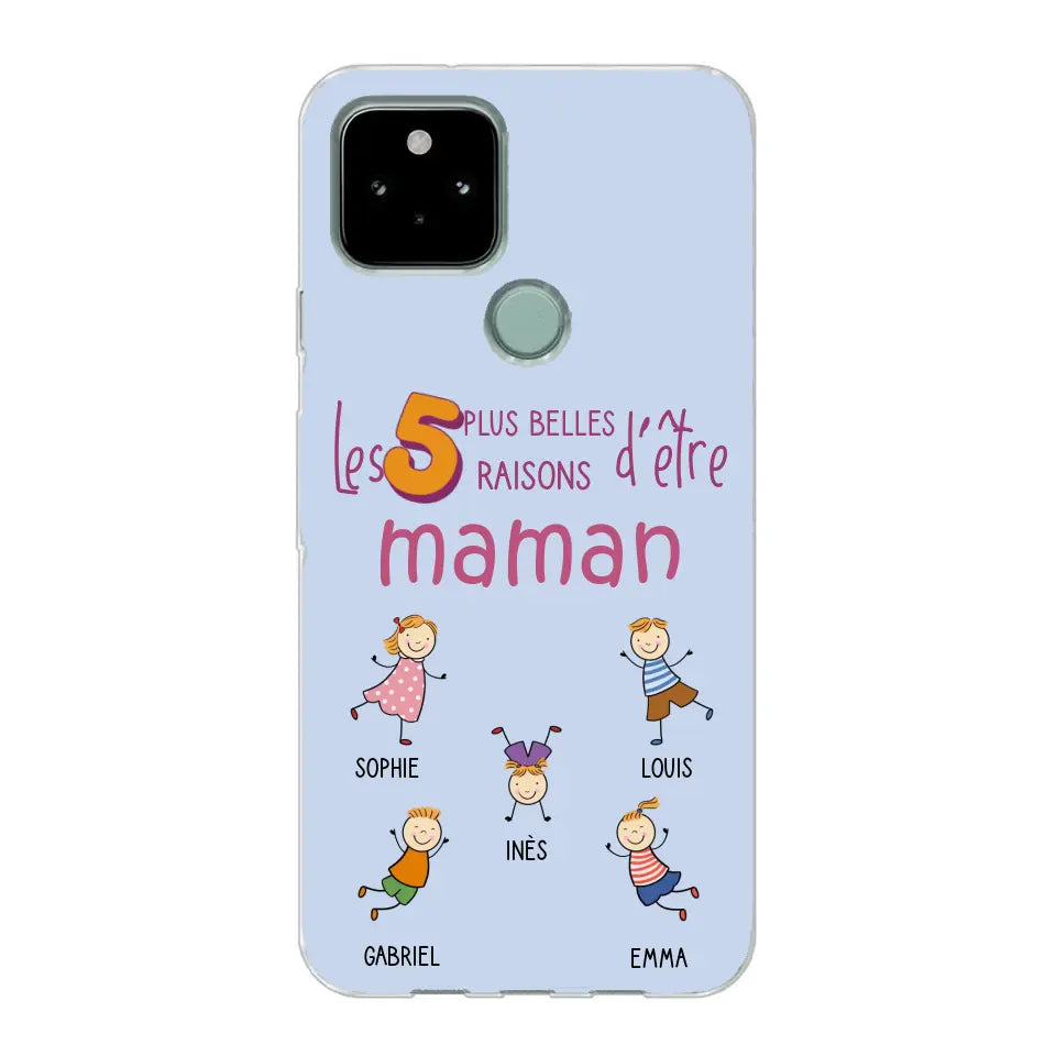 Les plus belles raisons - Gepersonaliseerde telefoonhoesje