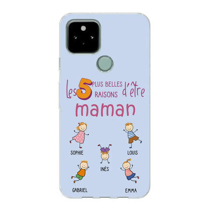 Les plus belles raisons - Gepersonaliseerde telefoonhoesje