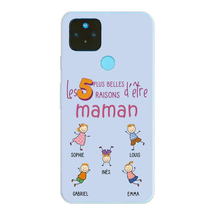 Les plus belles raisons - Gepersonaliseerde telefoonhoesje