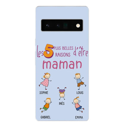 Les plus belles raisons - Gepersonaliseerde telefoonhoesje