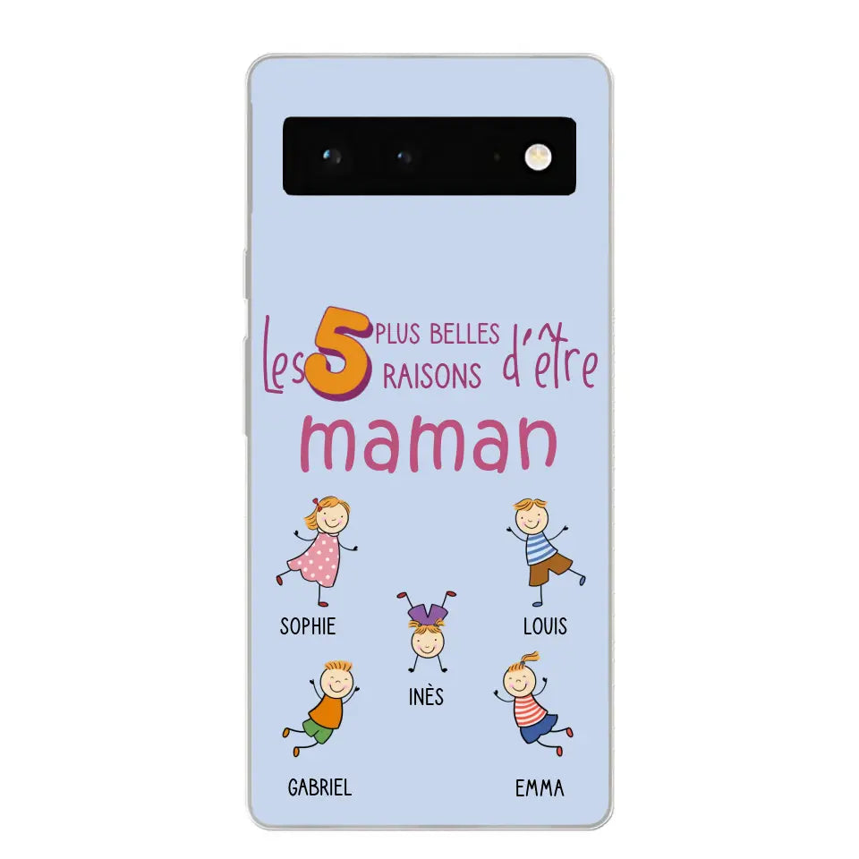 Les plus belles raisons - Gepersonaliseerde telefoonhoesje