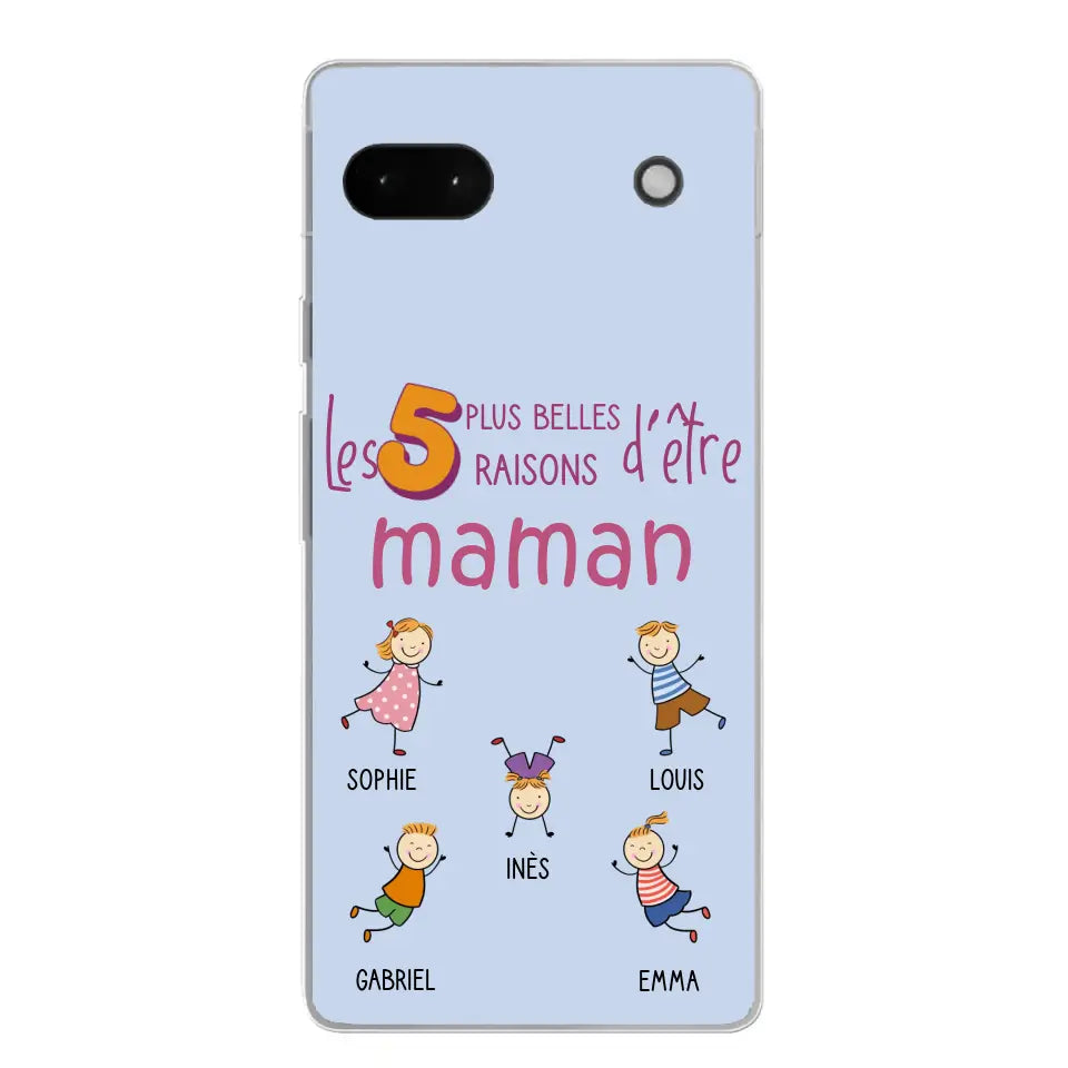 Les plus belles raisons - Gepersonaliseerde telefoonhoesje