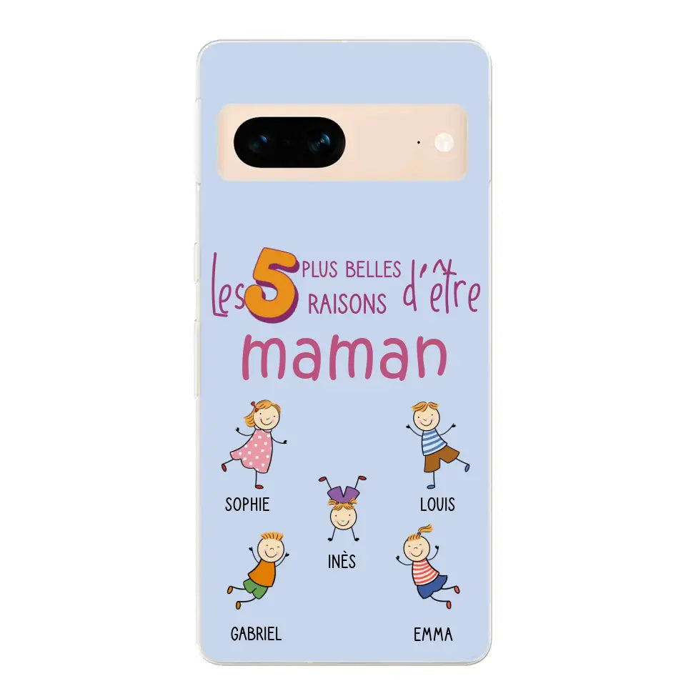 Les plus belles raisons - Gepersonaliseerde telefoonhoesje