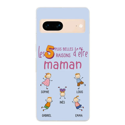 Les plus belles raisons - Gepersonaliseerde telefoonhoesje